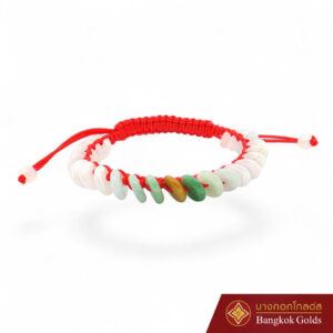 สร้อยข้อมือมือหยกพม่ากระดุมเล็ก - Image 4