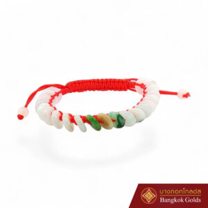 สร้อยข้อมือมือหยกพม่ากระดุมเล็ก - Image 5