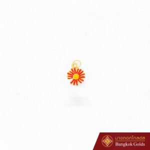 จี้ทอง ดอกเดซี ลงยา – แดง 99.9% น้ำหนัก 0.12 กรัม