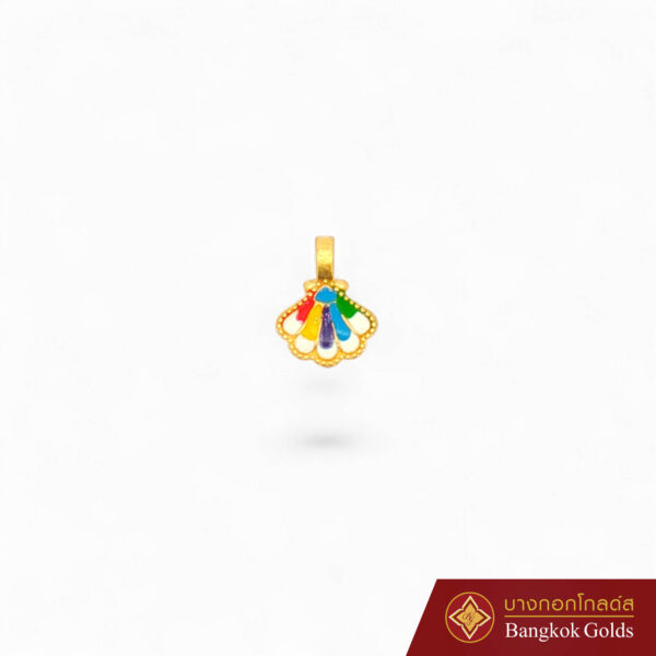 107. จี้ พัด ลงยา