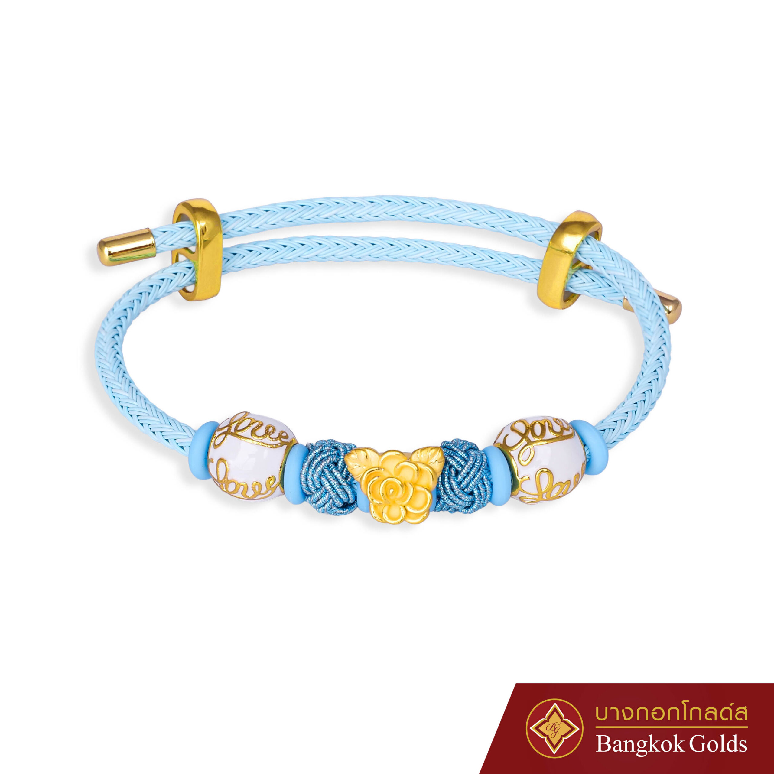 สร้อยข้อมือดอกมะลิ Charm (ทอง 99.99% น้ำหนัก: 0.4 กรัม) - Image 4