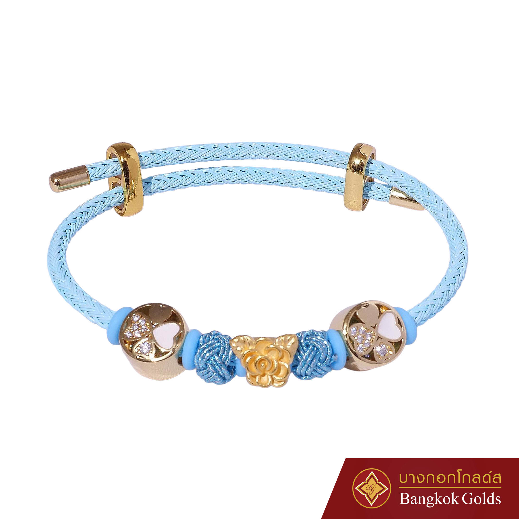 สร้อยข้อมือดอกมะลิ Charm (ทอง 99.99% น้ำหนัก: 0.4 กรัม) - Image 7