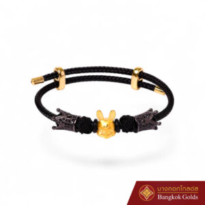 สร้อยข้อมือ ชาร์ม กระต่ายทอง BUNNY ทองคำ 99.99% - Image 2