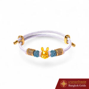 สร้อยข้อมือ ชาร์ม กระต่ายทอง BUNNY ทองคำ 99.99%