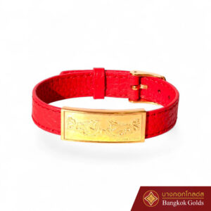 สร้อยข้อมือ มังกรคู่สายหนัง - Image 2