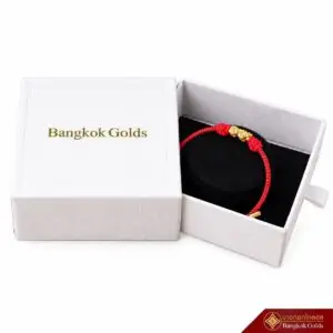 สร้อยข้อมือ ปี่เซียะเชือกเเดง ทองคำ 99.99% น้ำหนัก 0.3 กรัม *ทองแท้ - Image 3