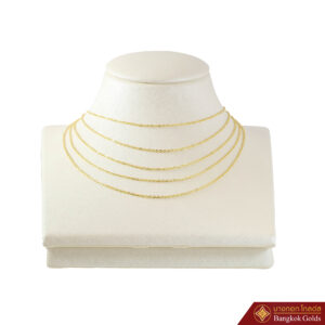 สร้อยคอ 1 สลึง ลายโซ่ทุบตัน