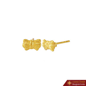 ต่างหูโบว์ทอง 1 กรัม ทอง 96.5%