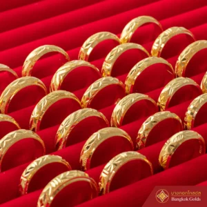 แหวนจิกเพชร 1\2 สลึง *คละลาย ทองคำแท้ 96.5% เลือกสินค้าผ่านช่องทาง Facebook - Image 2