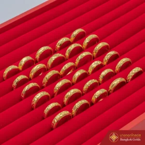 แหวนจิกเพชร 1\2 สลึง *คละลาย ทองคำแท้ 96.5% เลือกสินค้าผ่านช่องทาง Facebook - Image 3