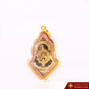 จี้ ท้าวเวสสุวรรณ (องค์สีทอง) จำปีเล็ก วัดจุฬามณี จ.สมุทรสงคราม - Image 2