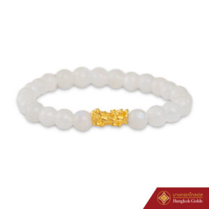 กำไรมือปี่เซียะ หินมูนสโตน ทอง99.99 น้ำหนัก 0.2 กรัม