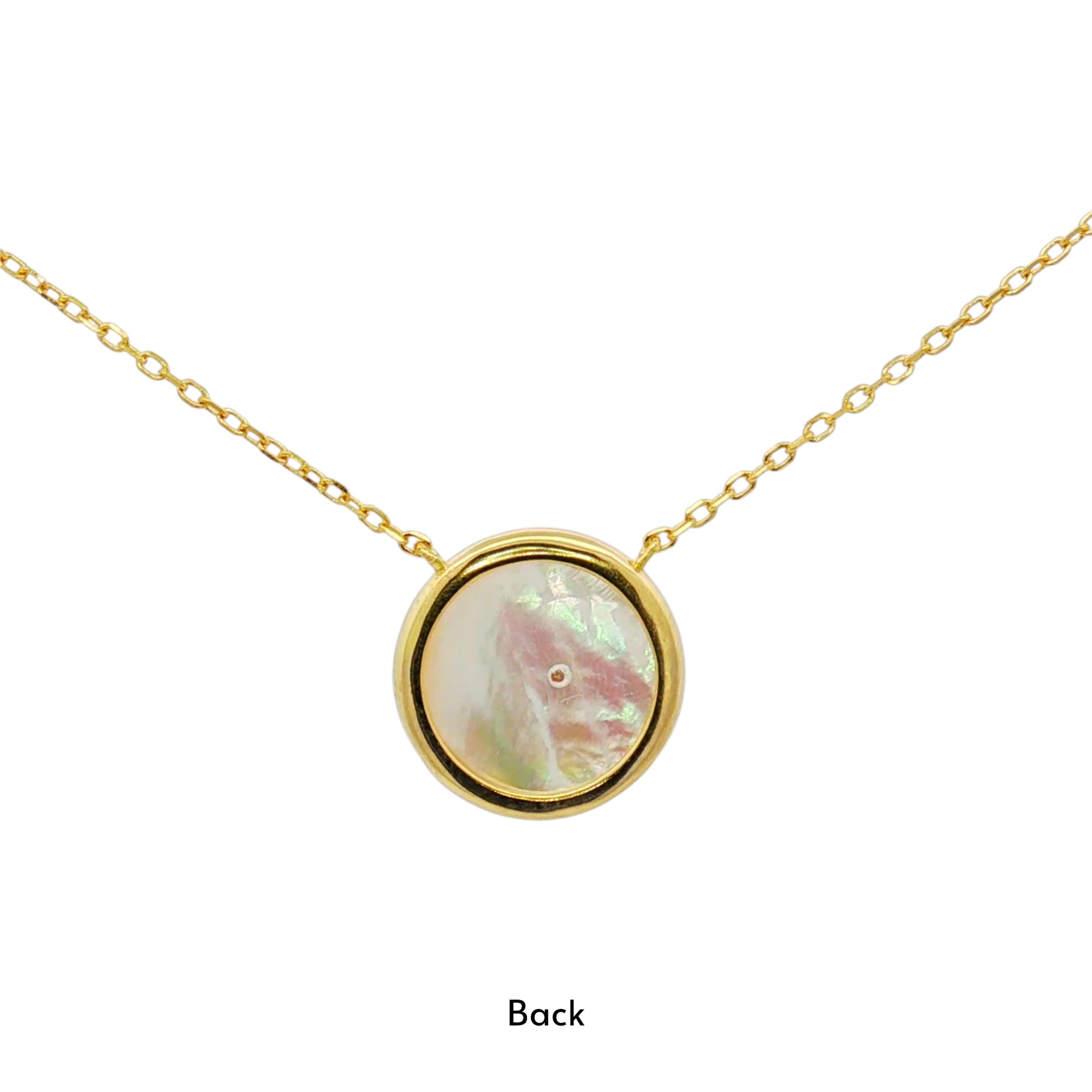 สร้อยคอเงินชุบGงานมงคล เปลือกหอยCircleSTAR เปอร์เซ็น: งานเงิน 92.5% - Image 2