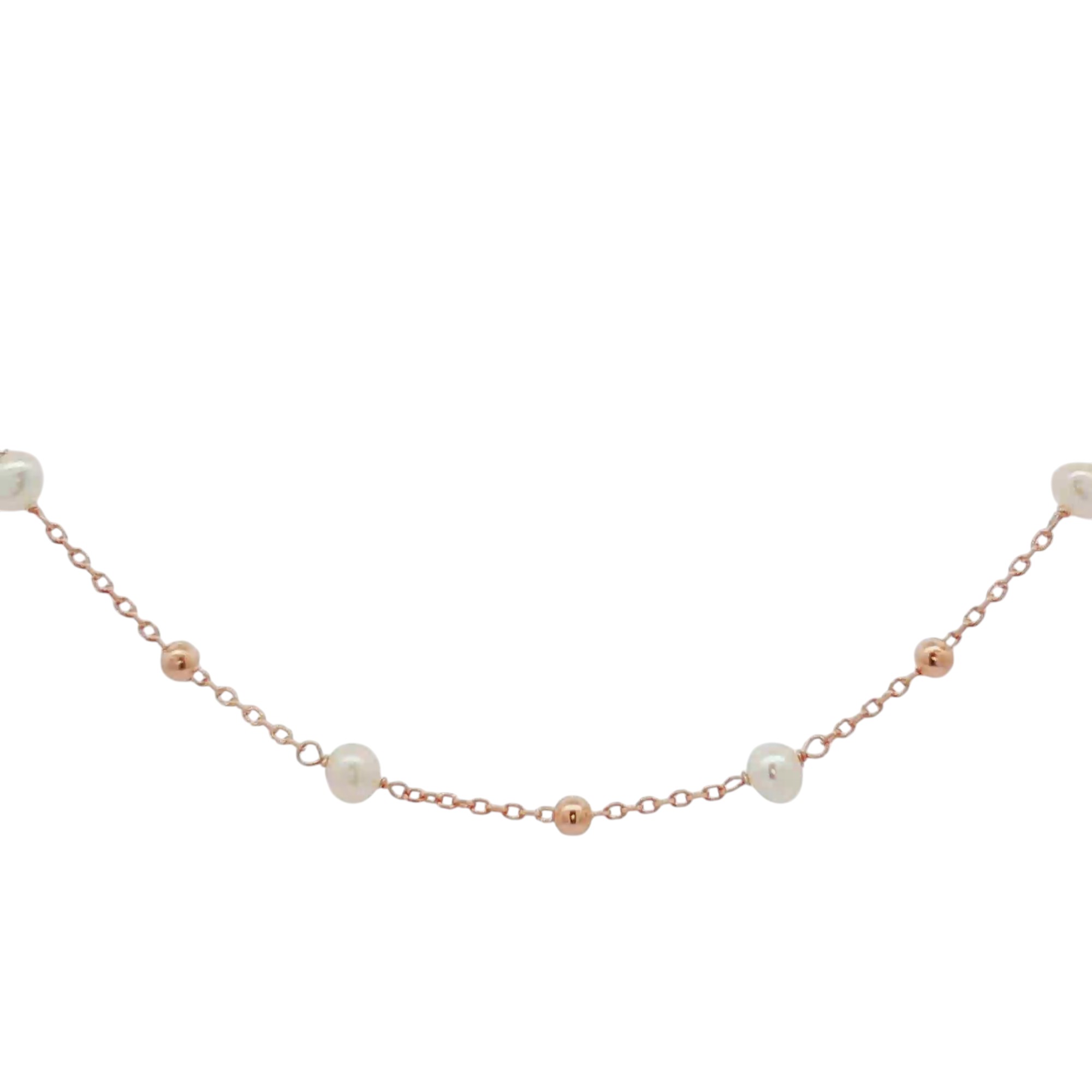 สร้อยคอเงินชุบPGงานมงคล ไข่มุก11 เปอร์เซ็น: งานเงิน 92.5%