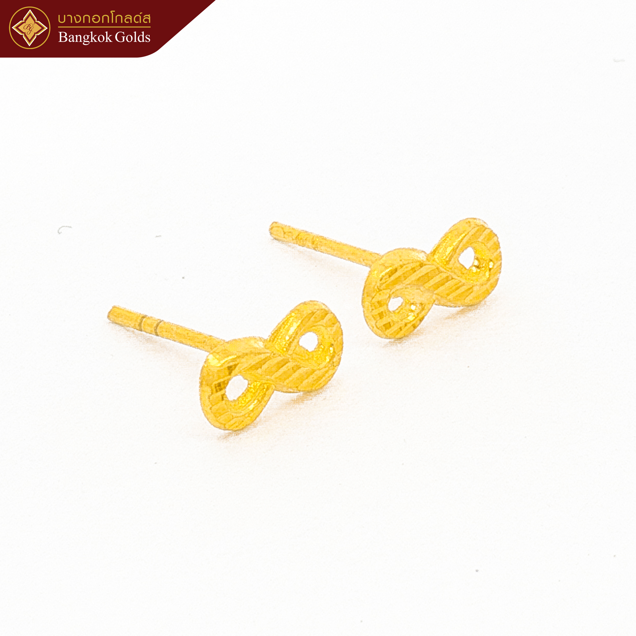 ต่างหูอินฟินิตี้ 1 กรัม ทองคำแท้ 96.5%