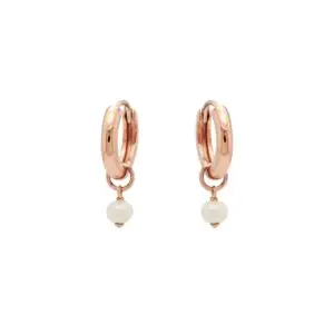 ต่างหูเงินชุบPGงานมงคล ห่วงไข่มุก เปอร์เซ็น: งานเงิน 92.5%