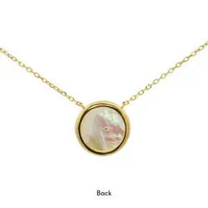 สร้อยคอเงินชุบGงานมงคล เปลือกหอยCircleSTAR เปอร์เซ็น: งานเงิน 92.5% - Image 2