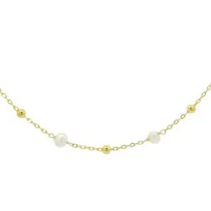 สร้อยคอเงินชุบGงานมงคล ไข่มุก11 เปอร์เซ็น: งานเงิน 92.5%