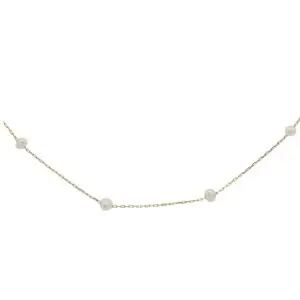 สร้อยคอเงินชุบGงานมงคล ไข่มุก12 เปอร์เซ็น: งานเงิน 92.5%