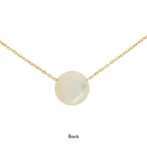 สร้อยคอเงินชุบGงานมงคล เปลือกหอยCircleCZ เปอร์เซ็น: งานเงิน 92.5% - Image 2