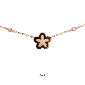 สร้อยคอเงินชุบPGงานมงคล เปลือกหอย5CZ เปอร์เซ็น: งานเงิน 92.5% - Image 2