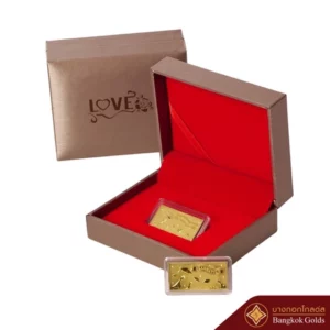 Bangkok Golds ทองแผ่น ทองคำแท้ 96.5 % Graduation น้ำหนัก 0.5 กรัม มีใบรับประกัน