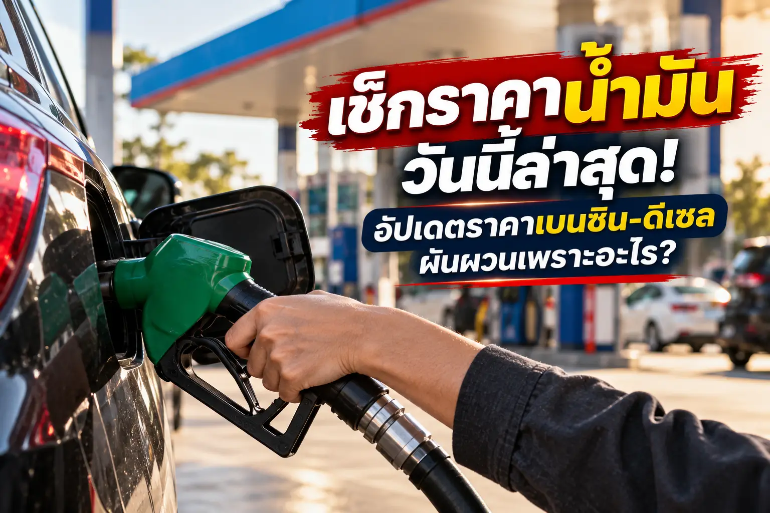 ราคาน้ำมันวันนี้ ปตท. บางจาก เชลล์